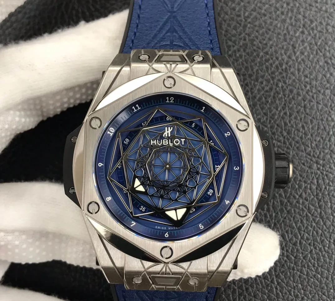 Hublot Big Bang 415.NX.7179.VR.MXM18 WWF Factory 1:1 Best Edition Replica Watch Blue Strap